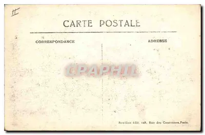 Senlis — Guerra Setembro 1914 — La Licorne, Rue Bellon e Rue Rougemaille — A. B. — Verso