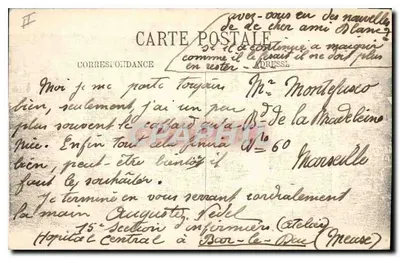 Bar-le-Duc — Panorama z placu zamkowego — Wydawnictwo Magasins Réunis — Rewers