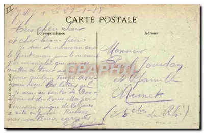 Bar-le-Duc — Widok ulicy głównej — Wyd. La Crettre — Rewers