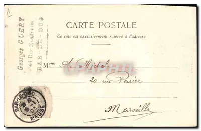Bar-le-Duc - Hotel de Ville no interior do Parque — Georges Gueyry, editor — Verso