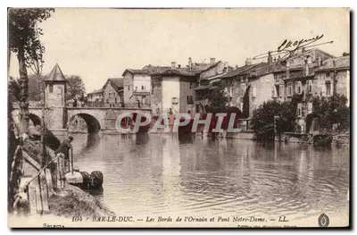 Bar-le-Duc — Os Margens do Ornain e Ponte Notre-Dame — Edição dos Manuscritos Ribuets