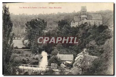 As Margens da Sarthe em St-Cénéri - Alpes Mancelles — editor Alpes Mancelles