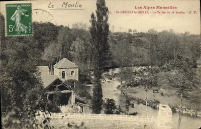 O Molino — St-Céneri-le-Gérei, As Alpes Mancelles — E.P.