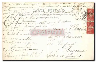 Envios de ALENÇON — SAINT-CENERY — A Velha Capela — Edição P. G. Alençon — Verso