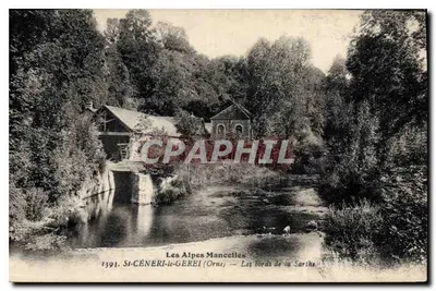 St-Céneri-le-Gérei (Orne) — As margens da Sarthe