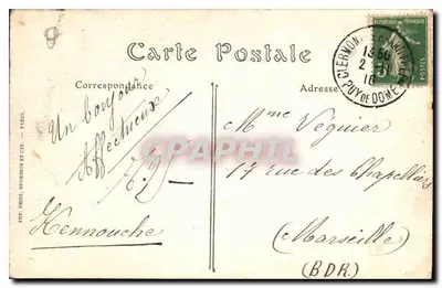 Clermont-Ferrand — Widok z Kościoła Świętego Piotra — ND. Fot. — Rewers