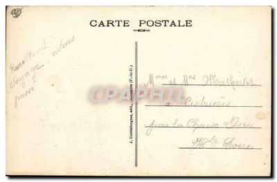 Clermont-Ferrand — Wejście do Teatru — G. D'O. 1049 — Rewers