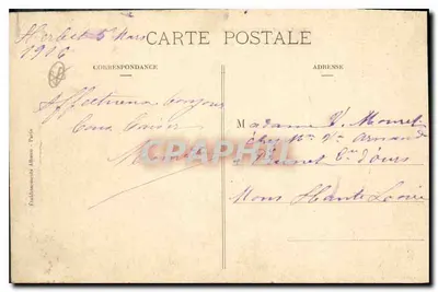 Clermont-Ferrand — Plac Jaude — Katedra i Pomnik Vercingétorixa — E.A. — N° 1061 — Rewers