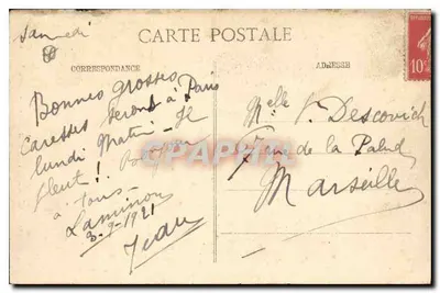 Clermont-Ferrand — Wieża Bayette — L'Auvergne Illustrée, nr 1219 — Rewers