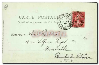 Clermont-Ferrand — Igreja de São José — LL. n°54 — Verso