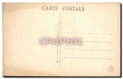 Clermont-Ferrand — Północna fasada katedry, Wieża Bayette — Wydawnictwo 'Idéal' z Vichy — Rewers