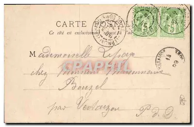 Clermont-Ferrand — Abside de Notre-Dame-du-Port — B.F. Paris — Rewers