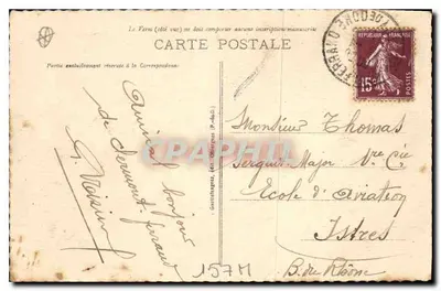 Clermont-Ferrand — Fontein van Amboise en Cours Sablon — g.D'O. n°1059 — Achterkant