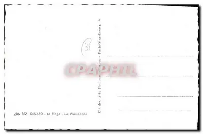 Dinard — La Plage — La Promenade — Cie des Arts Photographiques, Paris — Reverso
