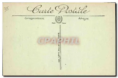 Dinard — Wyspa Moulinet, w oddali Saint-Malo — LL. — nr 47 — Rewers