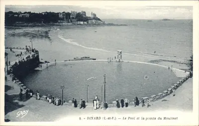 Dinard (I.-et-V.) — O Pool e a ponta do Moulinet — Gaby