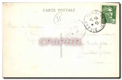 Dinard - Ponta do Moulinet — Costa da Esmeralda — editor Loïc, n° 1394 — Verso