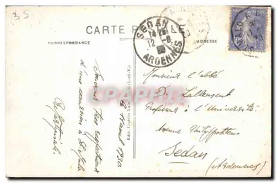 St-Malo - De Porte des Champs - Vauvert en het Kasteel van Petit-Bé - G.F. — Achterkant