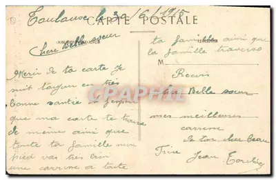 Toulouse — Jardim das Plantas — L'Ariège e a Garonne — J. Longl-Béchel, edit., Toulouse — Verso