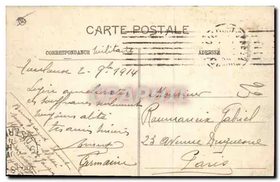 Toulouse — Ogólny widok na Garonne — Wydawca: L. Cyprien, Toulouse, nr 1 — Rewers