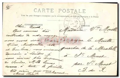 Toulouse - Catedral Saint-Etienne — J. L. B. edição Toulouse — Verso
