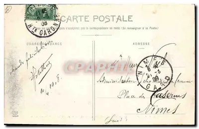Toulouse - Grandes Quartéis de Artilharia - Caserne Caffarelli (18e de Artilharia) — Phototype Labouche Frères, Toulouse — Verso