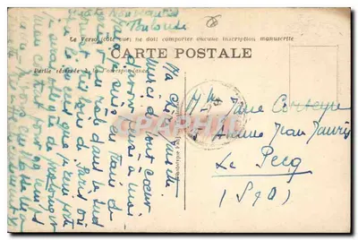 Toulouse — O Ponte Suspensa e o Hôtel-Dieu — Verso