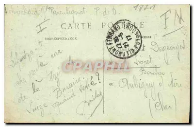 Clermont-Ferrand (P.-de-D.) — Duży basen ogrodu Lecoq — L'Horondelle, Paryż, nr 404 — Rewers
