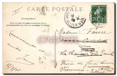 Isle-Adam (Floresta) — Cruzeiro da Table de Cassan — E. L. D. — Verso