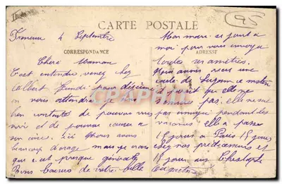 Haute-Isle, perto de La Roche-Guyon (S.-et-O) — Igreja escavada na rocha — editor não identificado — Verso