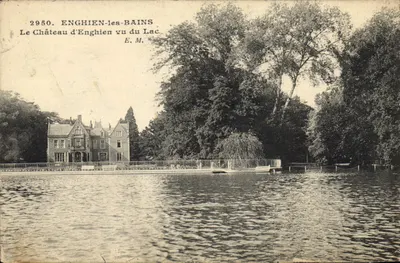 Enghien-les-Bains — O Castelo de Enghien visto do Lago — E.M. n°2950
