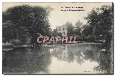 Enghien-les-Bains — Lago da Princesa Mathilde — Edit. L. G.