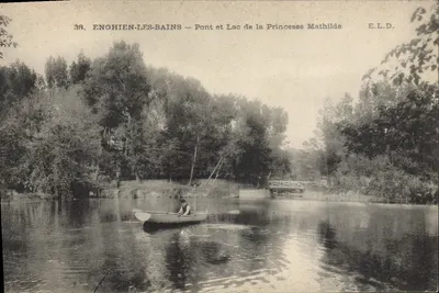 Enghien-les-Bains — Ponte e Lago da Princesa Mathilde — E.L.D. n°38