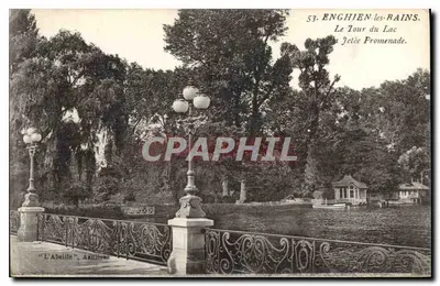 Enghien-les-Bains — O Tour do Lago e a Pista de Caminhada — L'Abellin, Auteuil