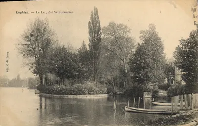 Enghien — O Lago, lado Saint-Gratien — Edit. G.-B. Lamy