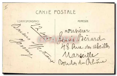 Enghien-les-Bains — Pont e lago da Princesa Mathilde — Edição Truchot — Verso