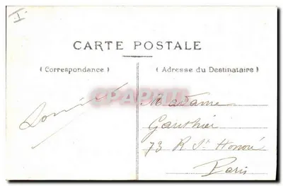 Enghien-les-Bains — Um canto do Lago — editor não identificado, n° 20 — Verso