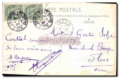 Enghien-les-Bains — Un Coucher de Soleil sur le lac, n°14 — Gaucherd, Editeur — Verso