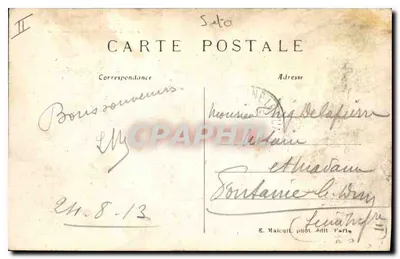 Jardins do Casino — Enghien-les-Bains — L. M. — Verso