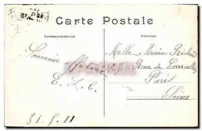 Kąt Jeziora Enghien (S.-et-O.) — L'Hirondelle, Paryż — L'Hirondelle, Paryż — Rewers