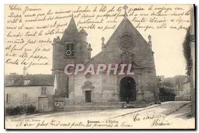 Écouen — A Igreja — Dejardins, editor, Écouen