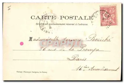 Écouen — A Igreja — Dejardins, editor, Écouen — Verso
