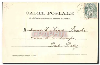 Ecouen pittoresque — Wydawca Denjardins, Ecouen — Nr serii nieczytelny — Rewers
