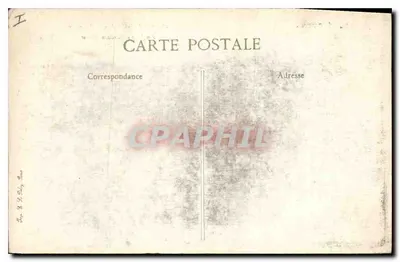 ÉCOUEN — Castelo da Legião de Honra, Ângulo do Pavilhão Oeste — Editor não identificado, n° 54 — Verso