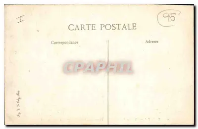 ÉCOUEN — Castelo da Legião de Honra — Visão geral e fachada Sul — Verso