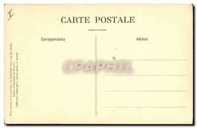 Amiens — Katedra La Flèche — Obiektywy Goerz — Rewers