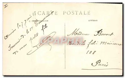 Amiens — Ogólny widok — Wydawnictwo Béthune & Amiens — Rewers