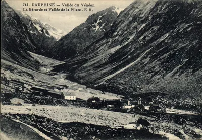 Dauphiné — Vallée do Vénéon — La Bérarde e Vallée da Pilate — E.R. — n°742