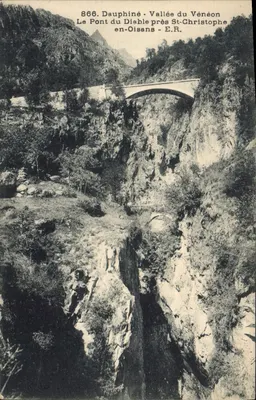 Ponte do Diabo - Vale do Vénéon - Dauphiné - E.R. - n° 866
