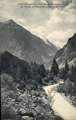 Vale do Vénéon — A Estrada de Bourg-d'Arud — E.R. — Editor E.R. n°1496